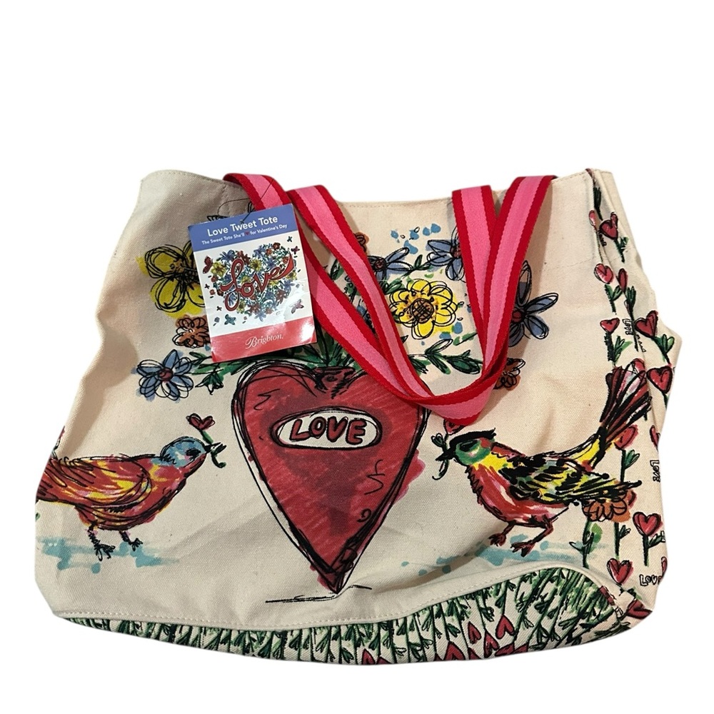 Love Tweet Tote Bag - Multicolor Brighton NWT